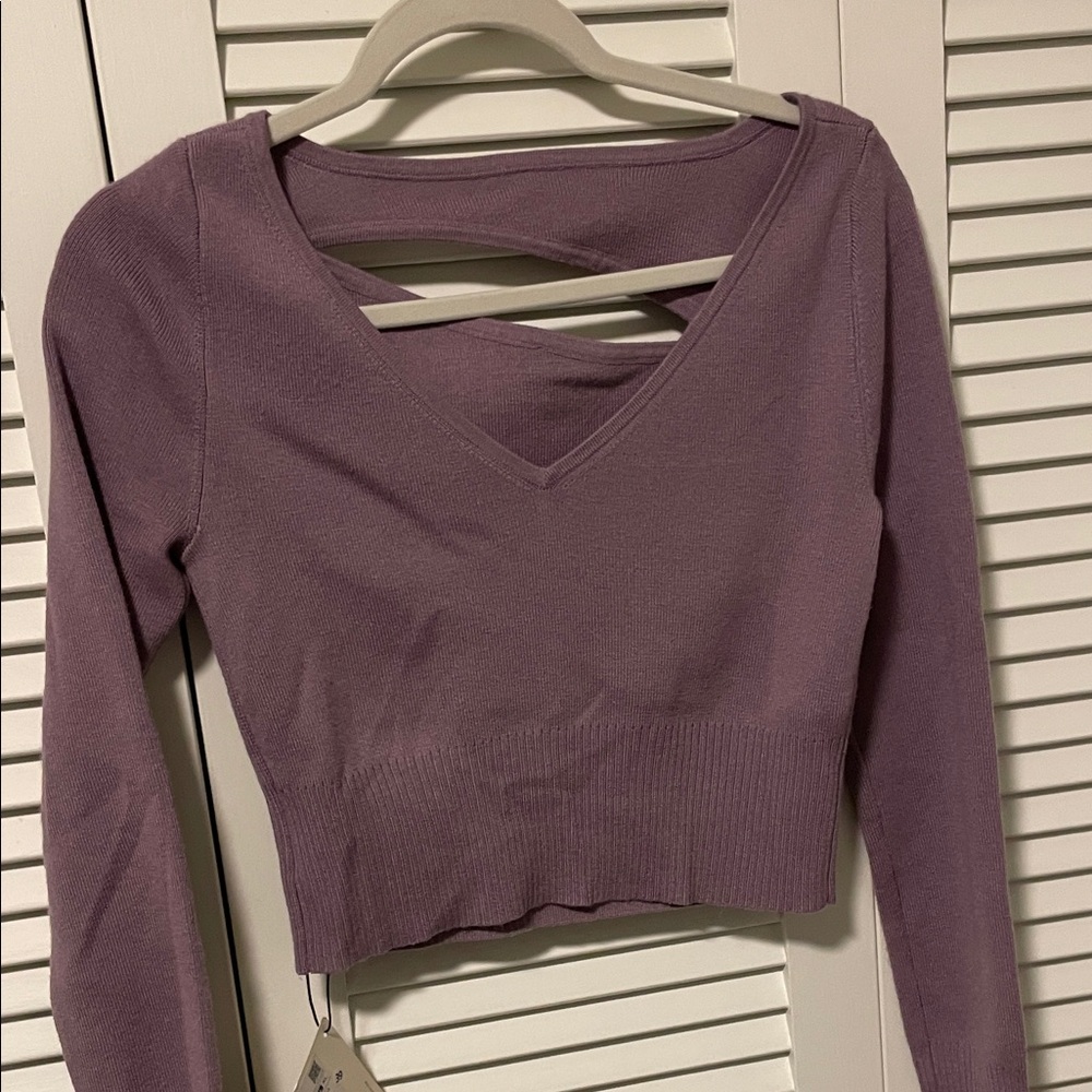 NWT Love Bonito Crop Sweater - Picture 5 of 6